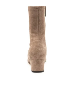 New Midas Shoes Heidi Taupe Microsuede