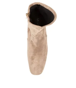 New Midas Shoes Heidi Taupe Microsuede
