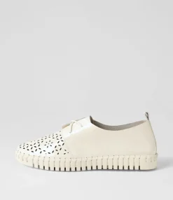Flash Sale Midas Shoes Hexxie Ivory Patent Leather Sneakers
