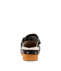 Cheap Midas Shoes Holmes Black Leather Heels