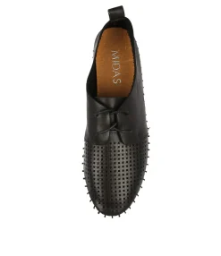 Outlet Midas Shoes Husto Black Leather