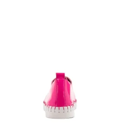 Outlet Midas Shoes Husto Hot Pink Patent Leather Sneakers Ws