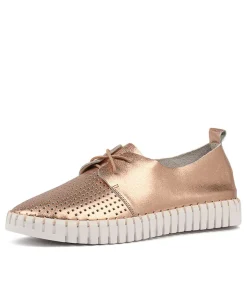 Hot Midas Shoes Husto Rose Gold Leather