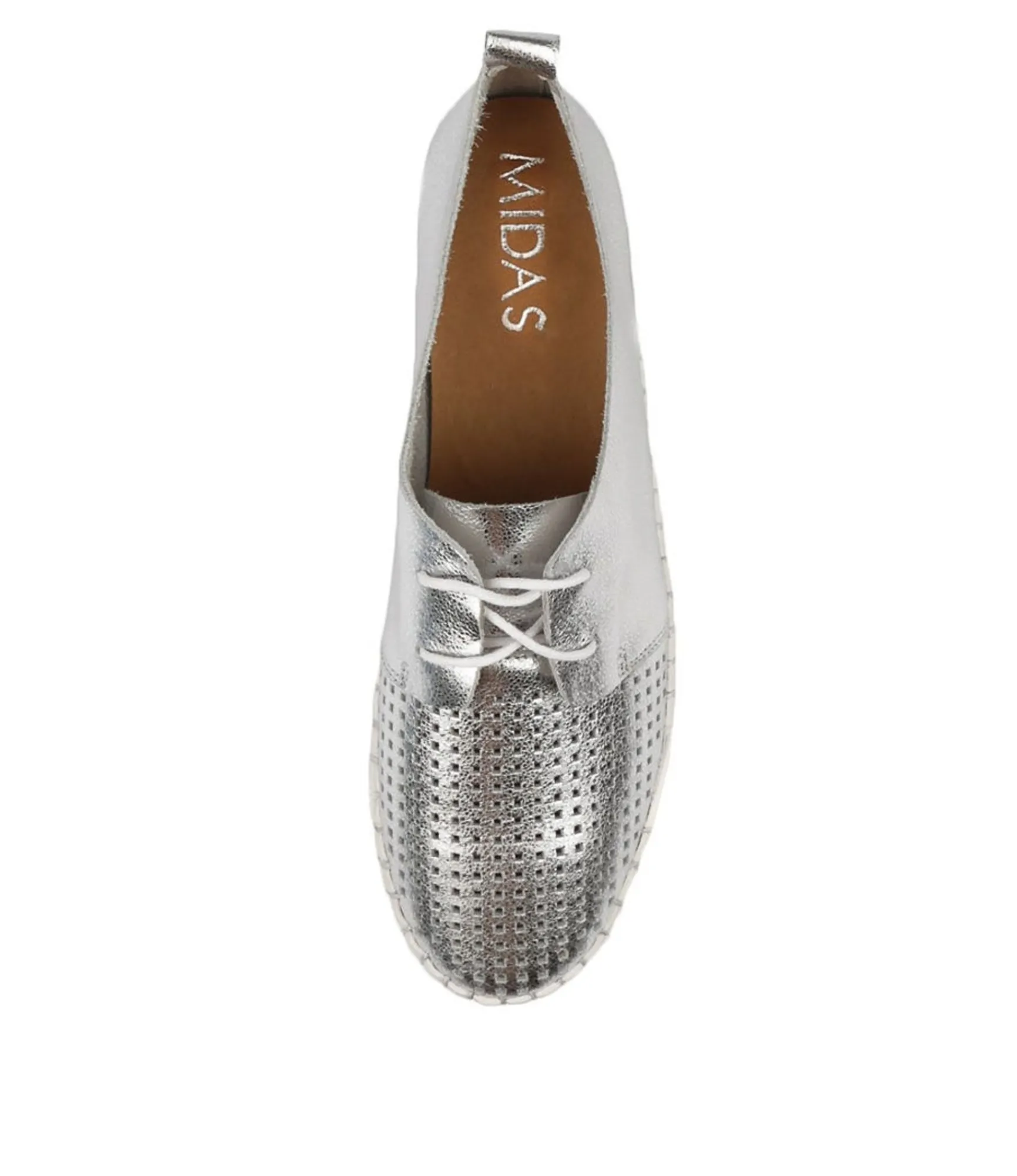 Hot Midas Shoes Husto Silver Leather