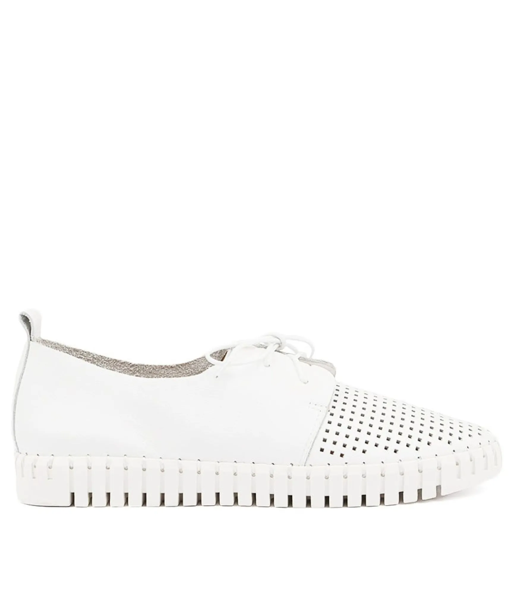 Clearance Midas Shoes Husto White Leather