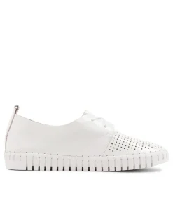 Outlet Midas Shoes Husto White Patent Leather Sneakers Ws