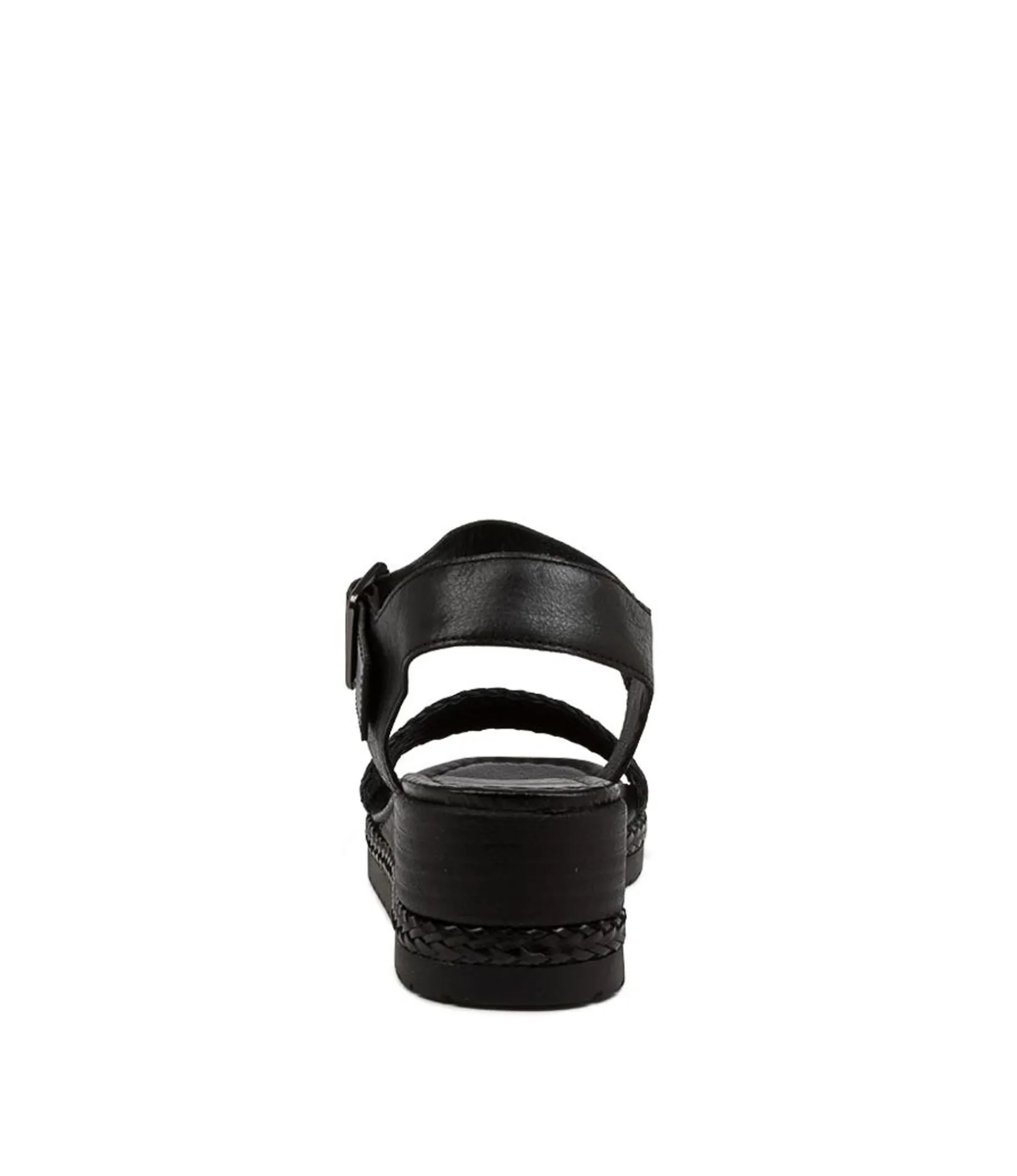 Clearance Midas Shoes Imara Black Weave-Leather