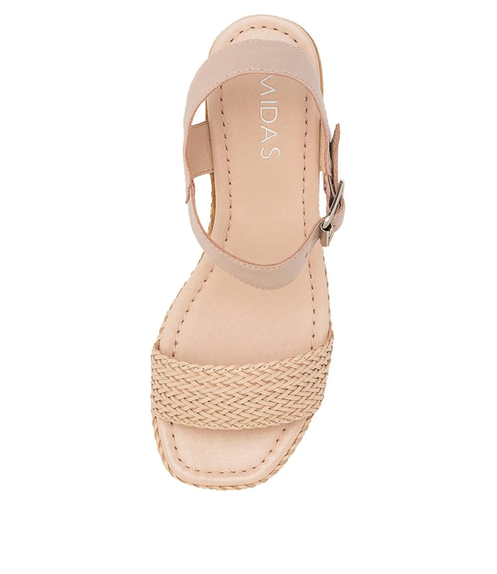 Discount Midas Shoes Imara Nude Weave-Leather