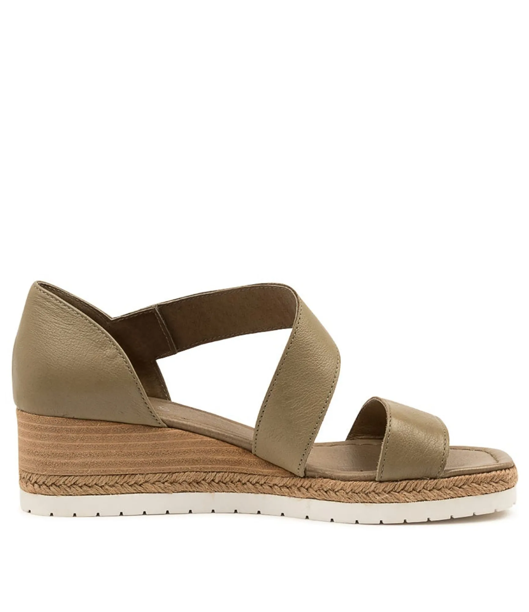 Discount Midas Shoes Inari Khaki Leather