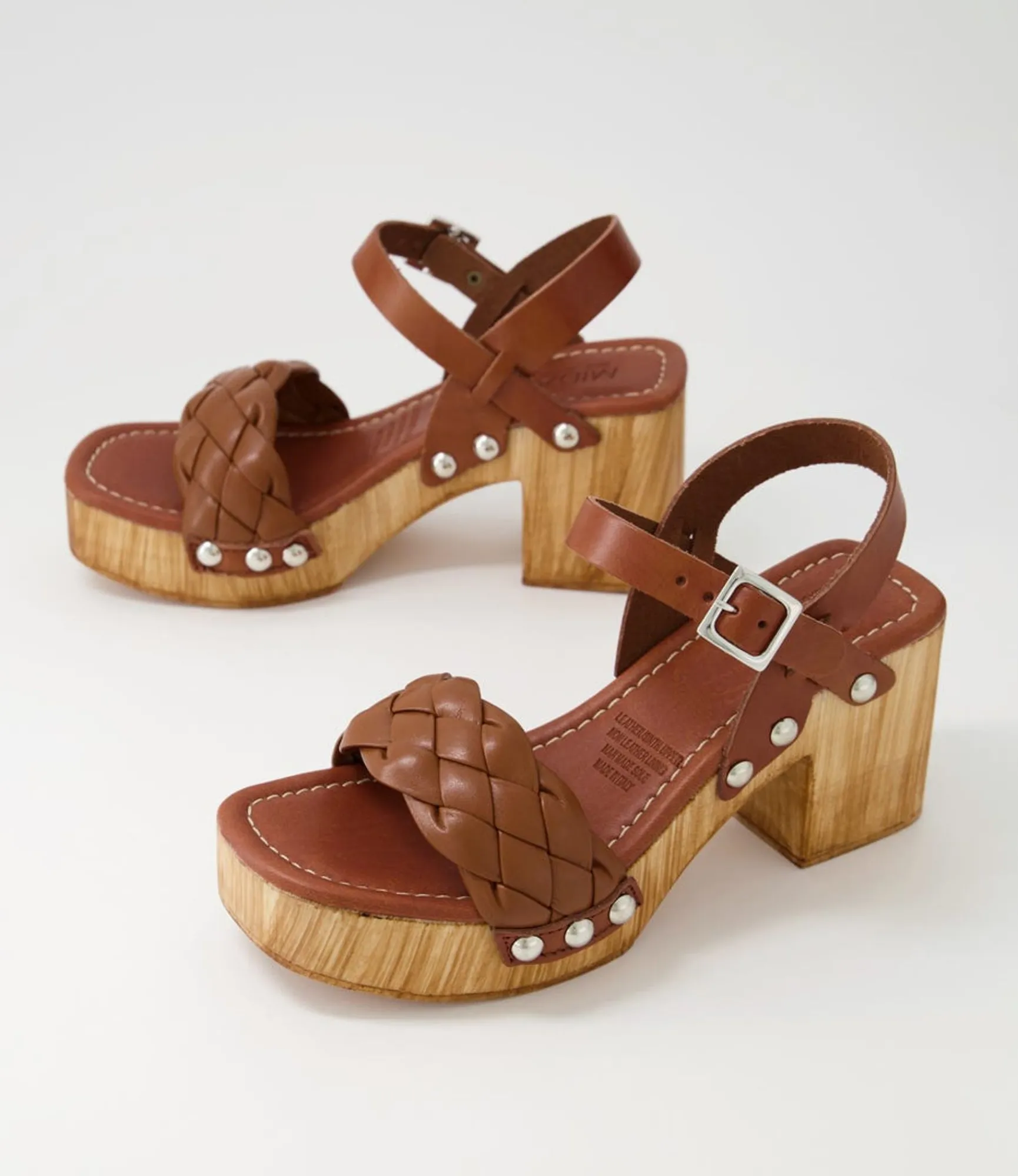 Sale Midas Shoes Irysy Tan Leather Sandals