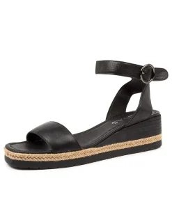 Outlet Midas Shoes Ivana Black Leather