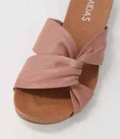 Clearance Midas Shoes Jaffer Mushroom Leather Sandals