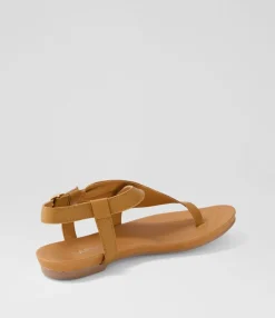 Best Midas Shoes Jajaz Dark Tan Leather Sandals