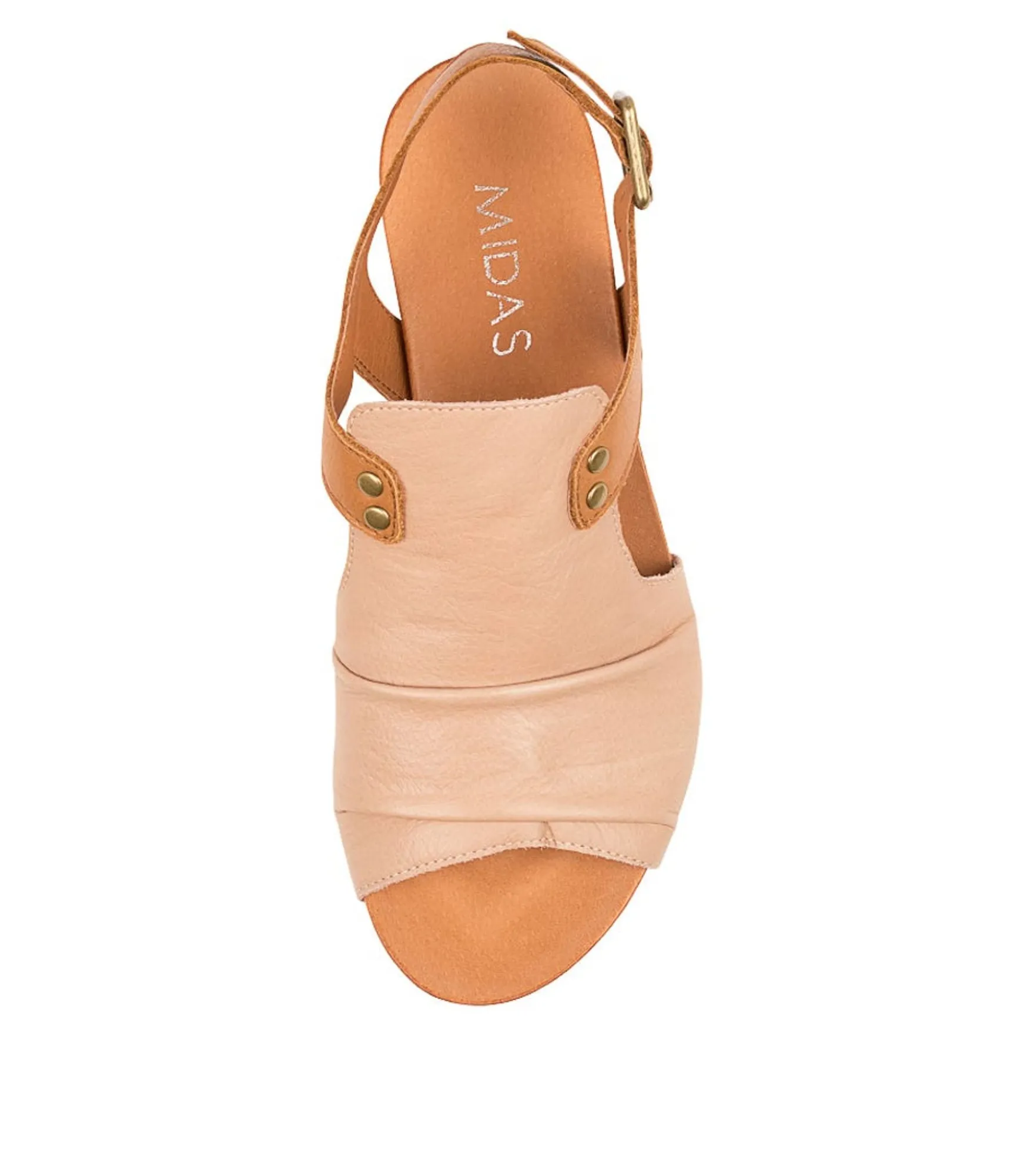 Store Midas Shoes Jared Cafe-Dk Tan Leather