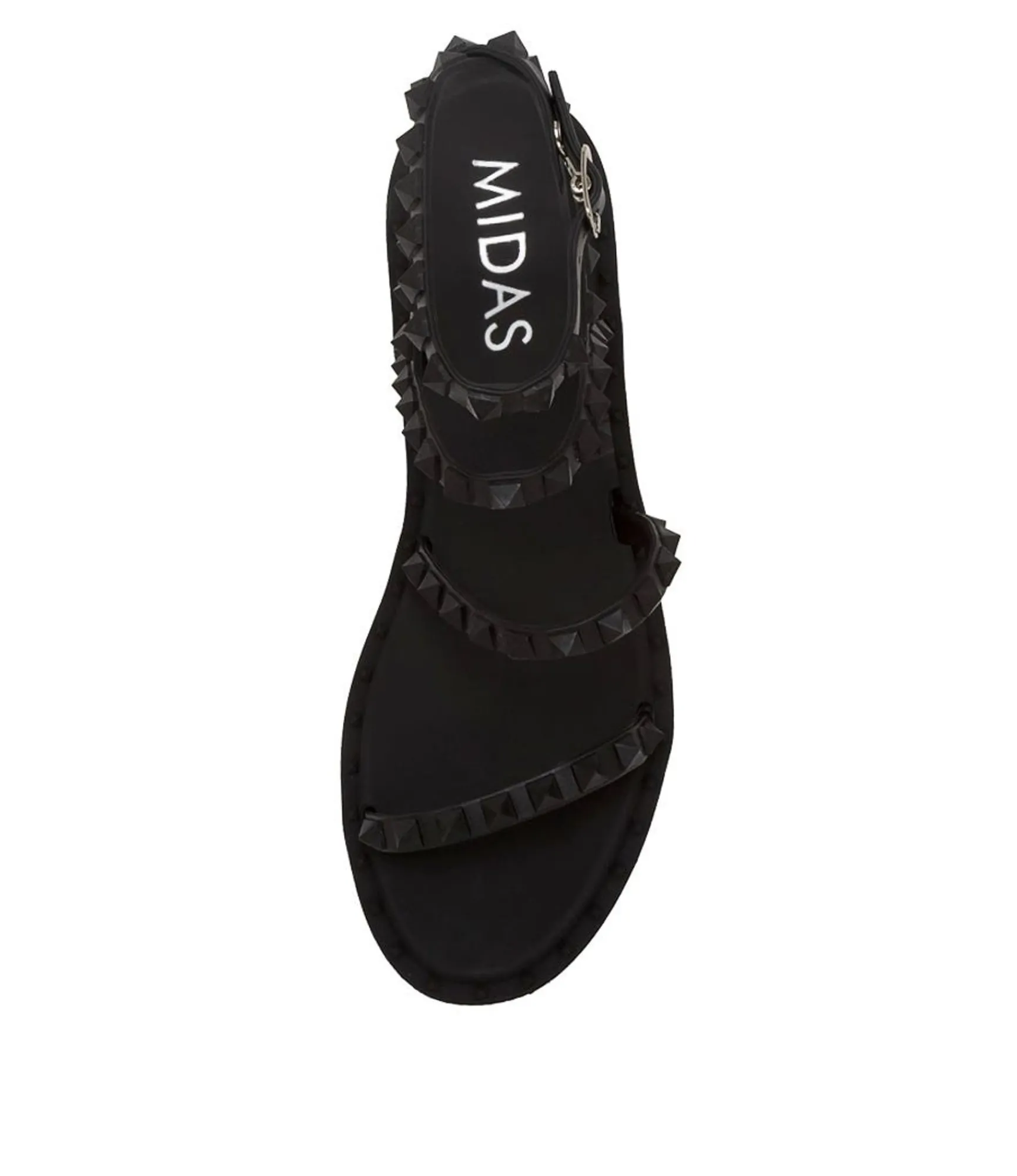 Fashion Midas Shoes Jelly Black Smooth