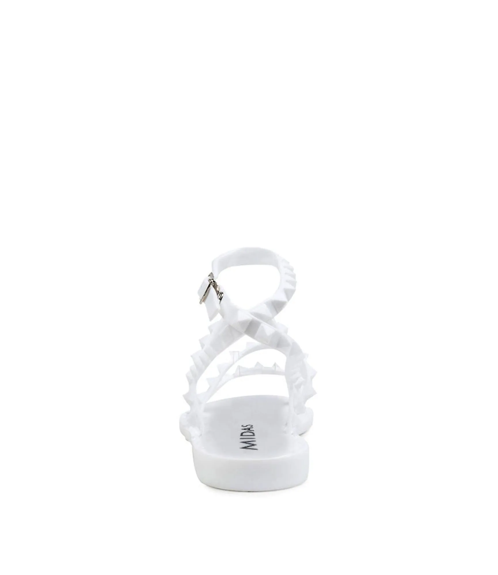 Hot Midas Shoes Jelly White Smooth