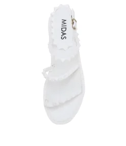 Hot Midas Shoes Jelly White Smooth