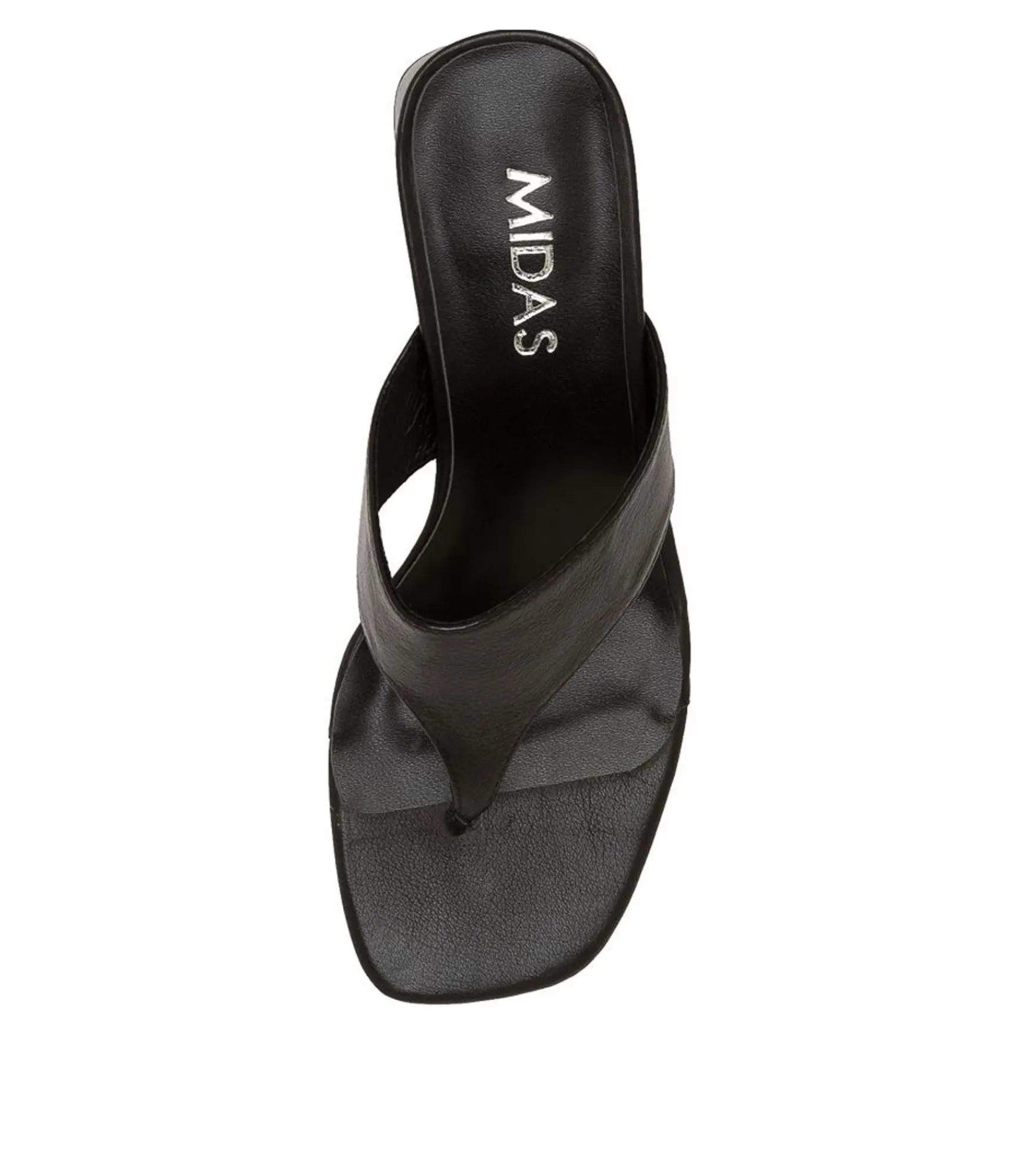 Cheap Midas Shoes Jemima Black Leather