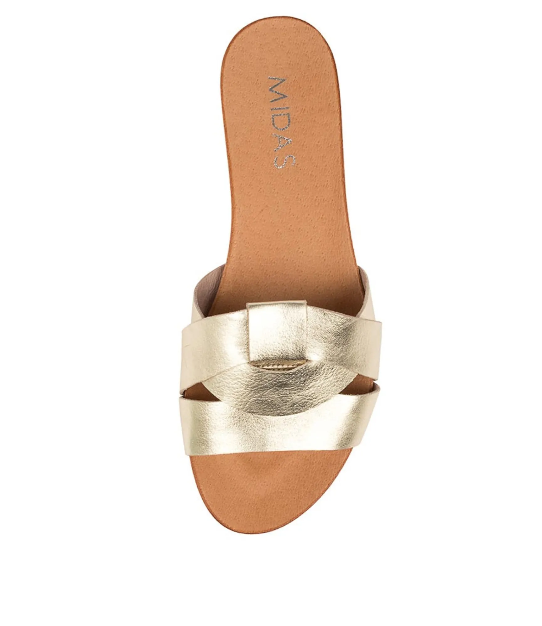 Online Midas Shoes Jenkin Gold Leather