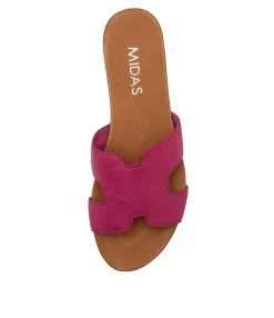 New Midas Shoes Jevon Fuchsia Leather