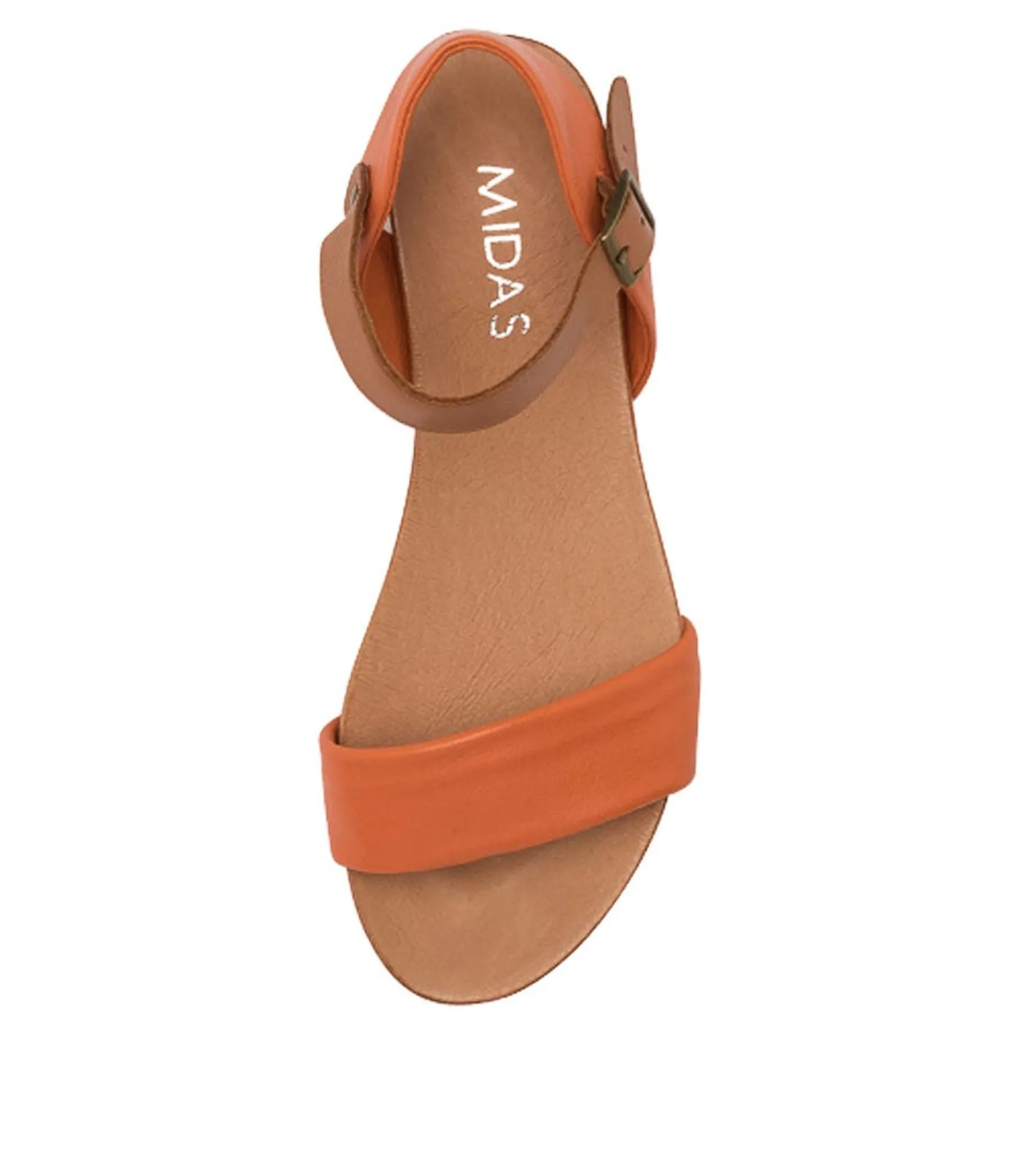 Store Midas Shoes Jimbara Orange Leather