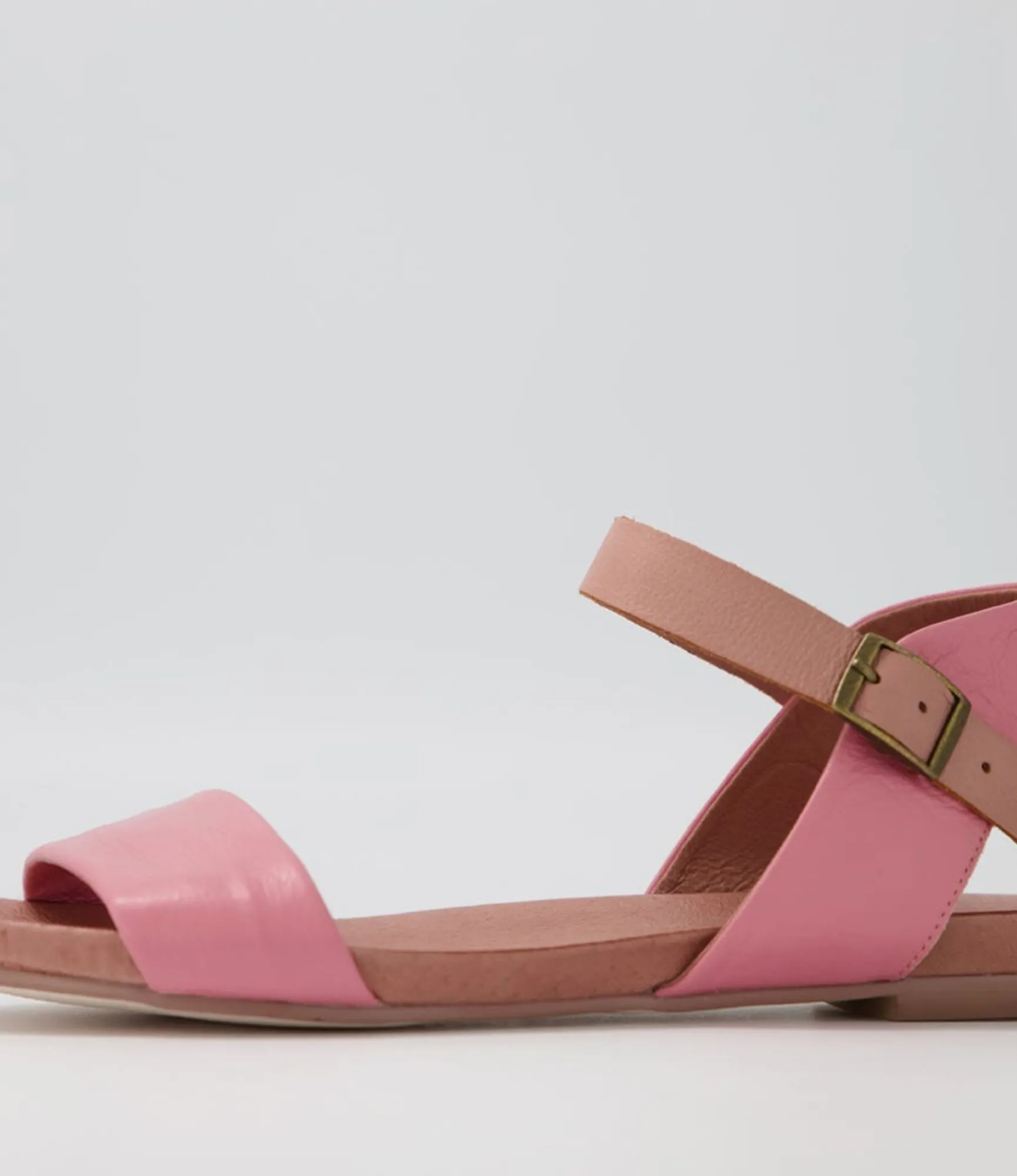 Cheap Midas Shoes Jimbara Pink Mushroom Leather Sandals