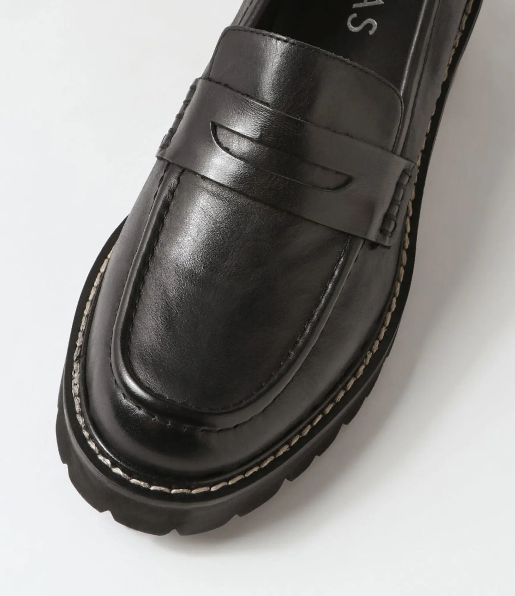 Hot Midas Shoes Jinner Black Leather Heels