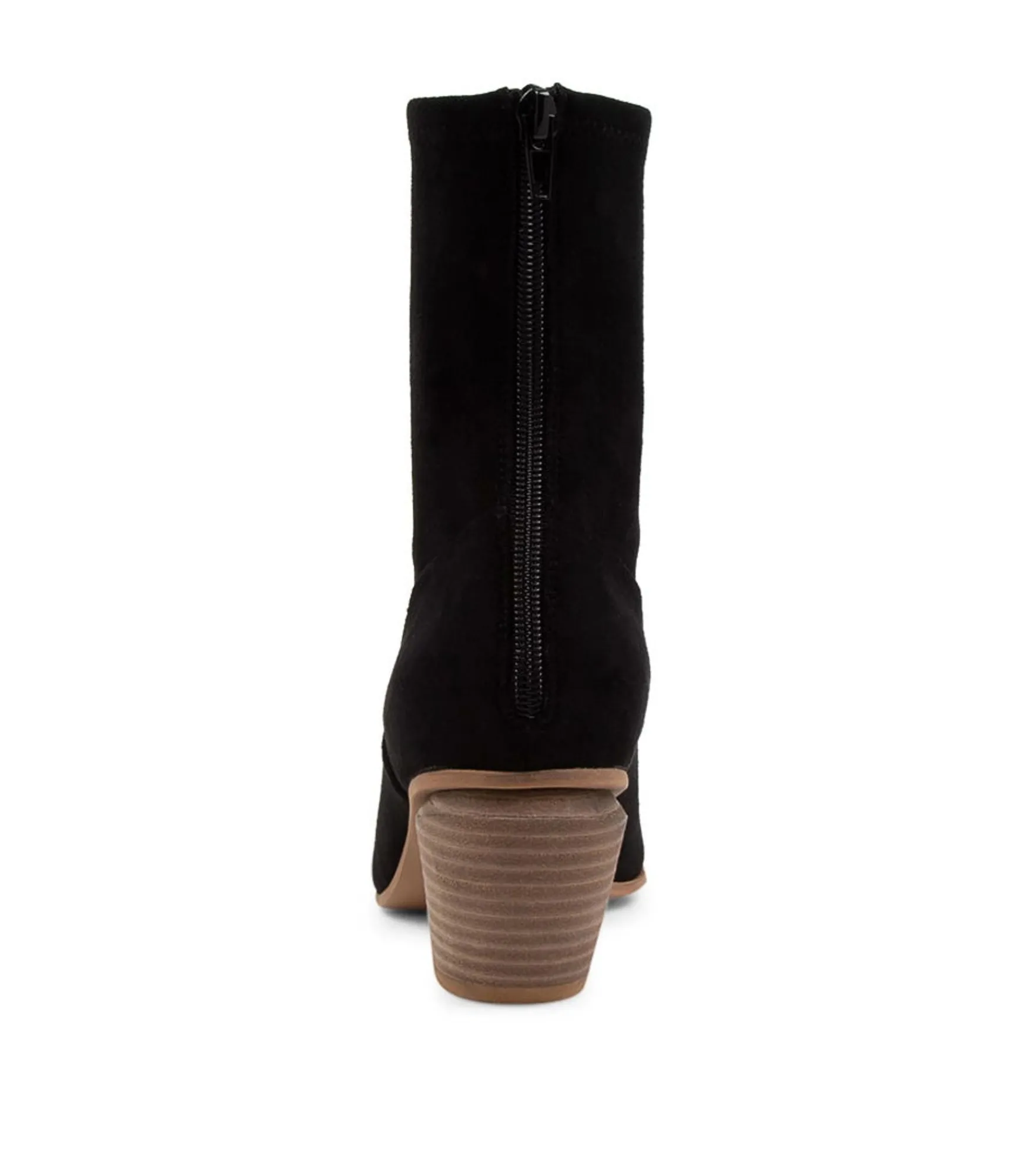 Clearance Midas Shoes Jollie Black Microsuede Ankle Boots