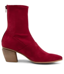 Online Midas Shoes Jollie Pinot Microsuede Ankle Boots
