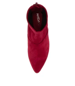 Online Midas Shoes Jollie Pinot Microsuede Ankle Boots