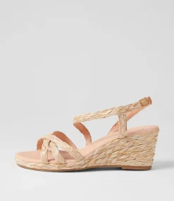 Online Midas Shoes Jordie Natural Woven Espadrilles