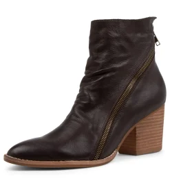 Cheap Midas Shoes Kallopie Choc Leather Ankle Boots
