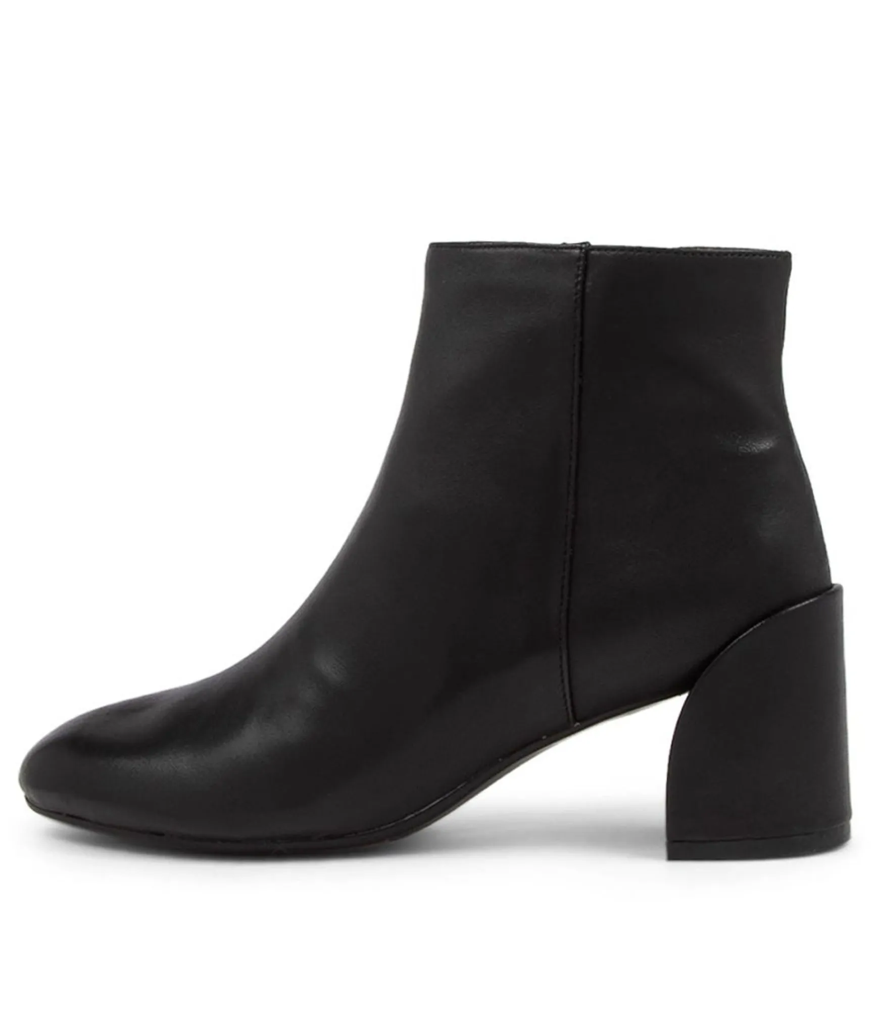 Discount Midas Shoes Kamille Black Leather Ankle Boots