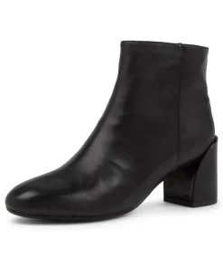 Discount Midas Shoes Kamille Black Leather Ankle Boots