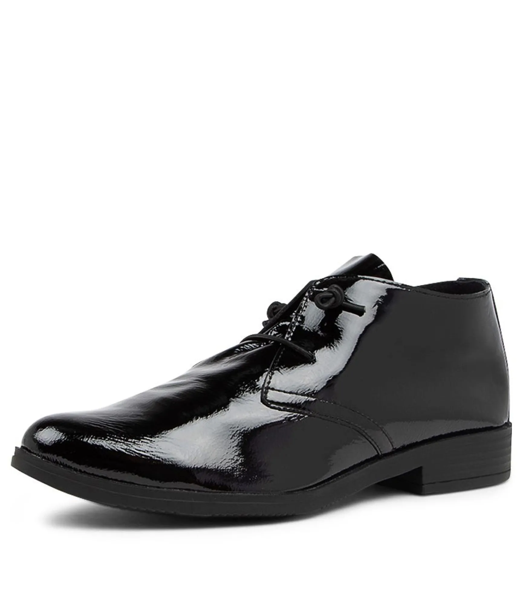 Cheap Midas Shoes Karah Black Patent Leather Lace Ups Bs