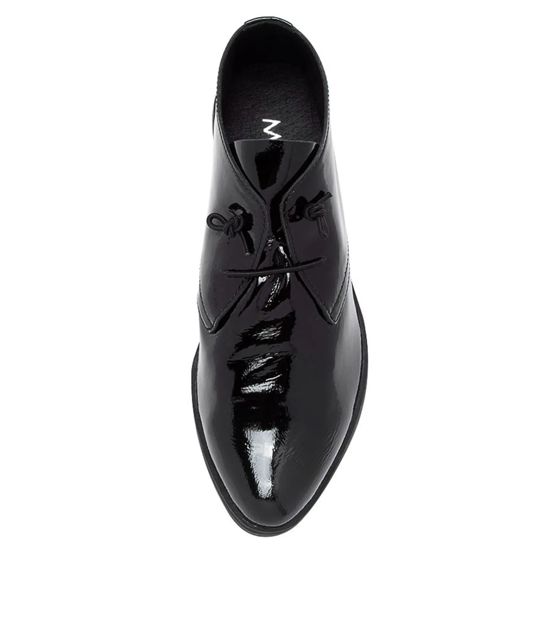 Cheap Midas Shoes Karah Black Patent Leather Lace Ups Bs