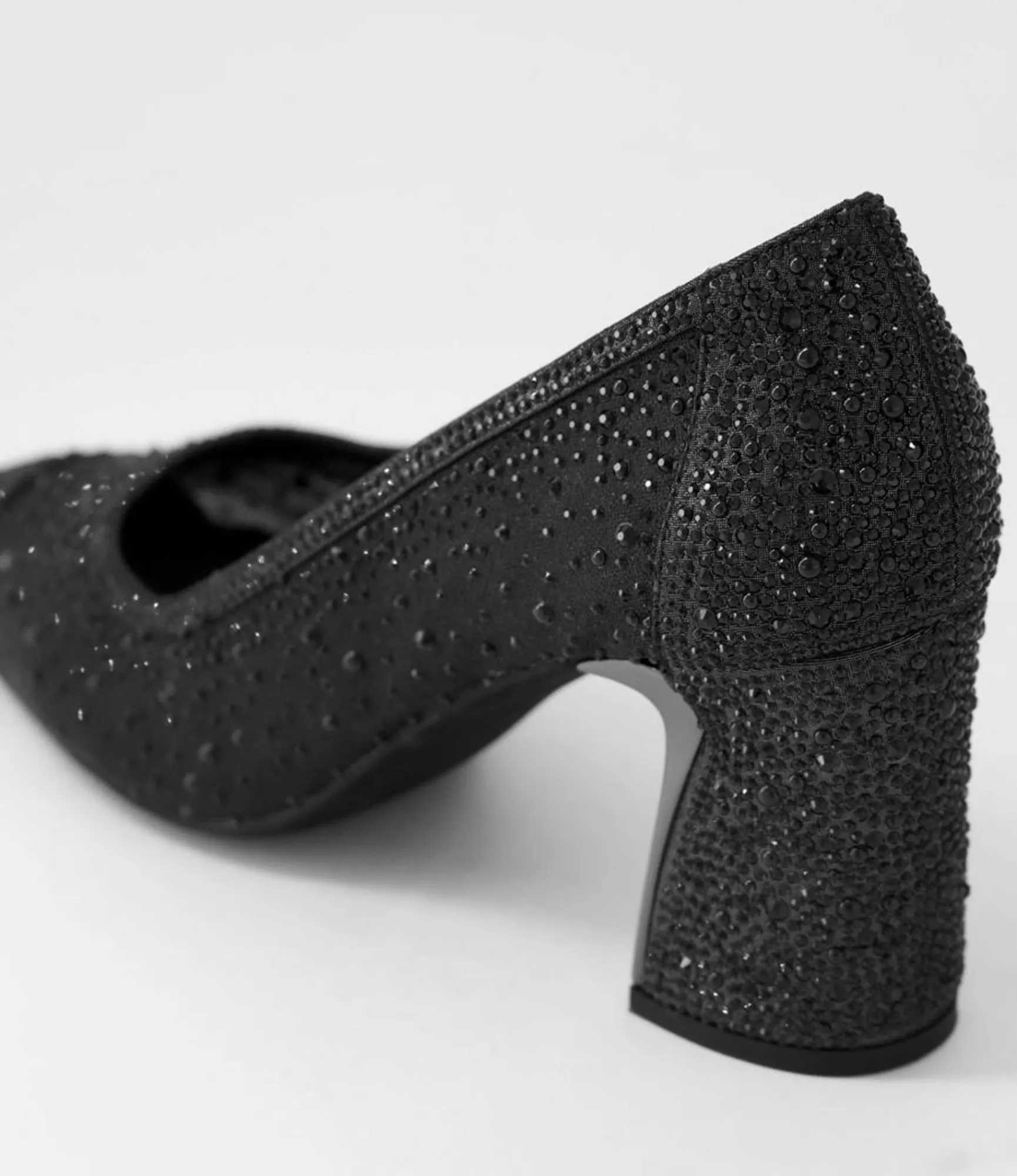 Sale Midas Shoes Kennies Black Shimmer Leather Mesh Heels