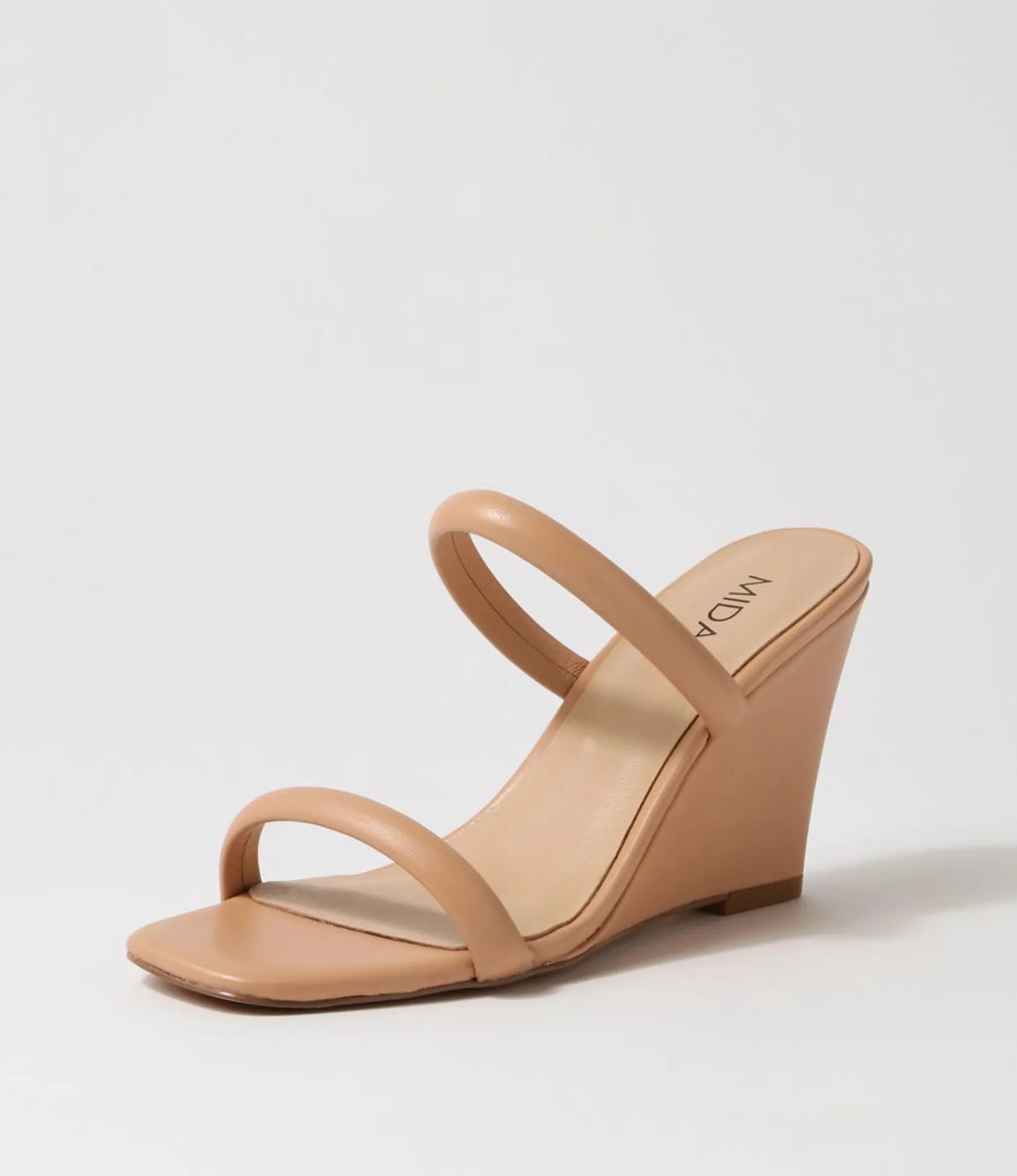 Best Midas Shoes Kimi Nude Leather Slides