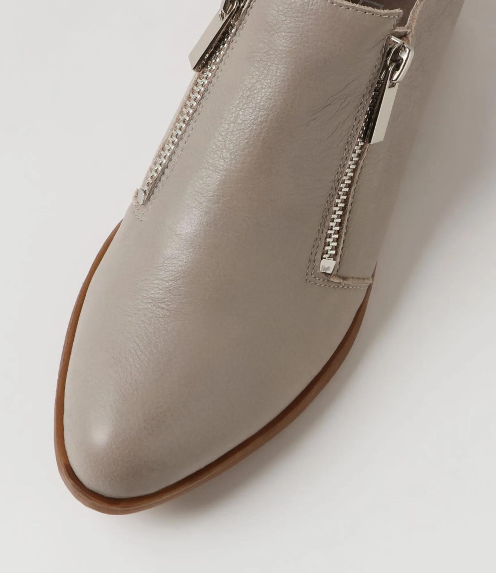 Fashion Midas Shoes Koller Smoke Leather Flat Shoes