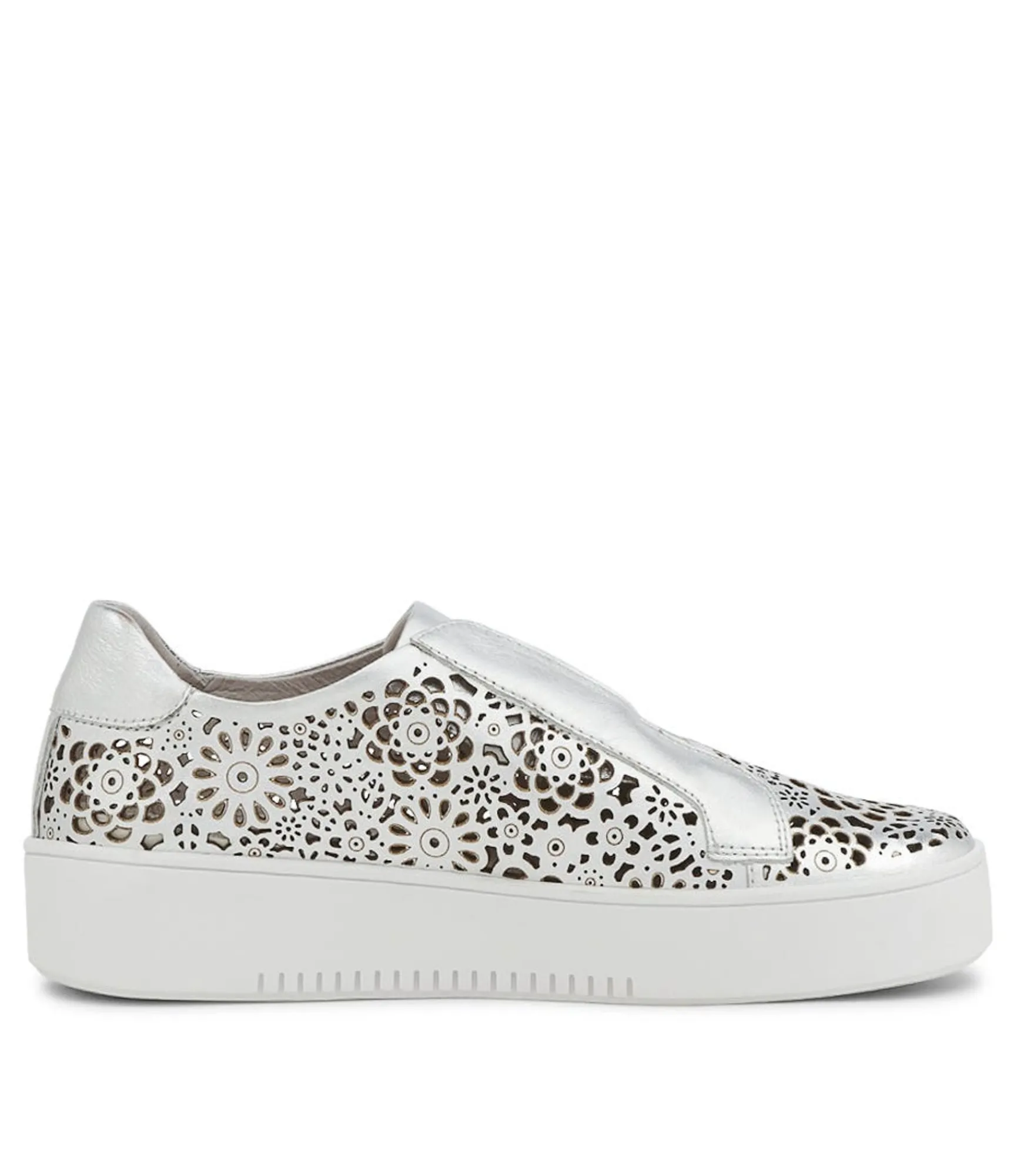 Best Sale Midas Shoes Lachlyn Silver Leather Sneakers Ws