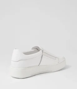 New Midas Shoes Lagoon White Leather Sneakers