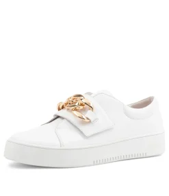 Fashion Midas Shoes Laia White Leather Sneakers Ws
