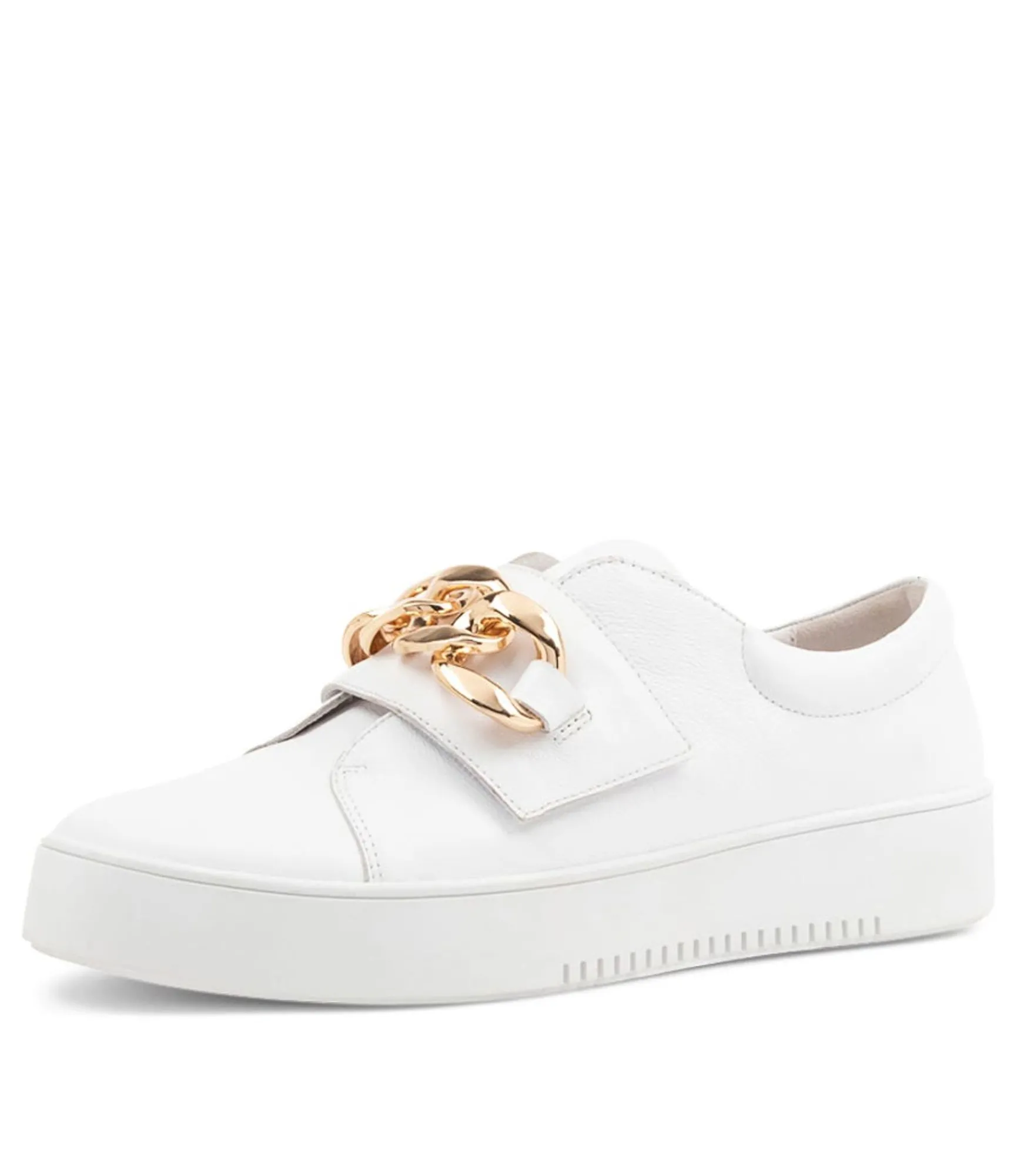 Fashion Midas Shoes Laia White Leather Sneakers Ws