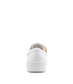 Fashion Midas Shoes Laia White Leather Sneakers Ws