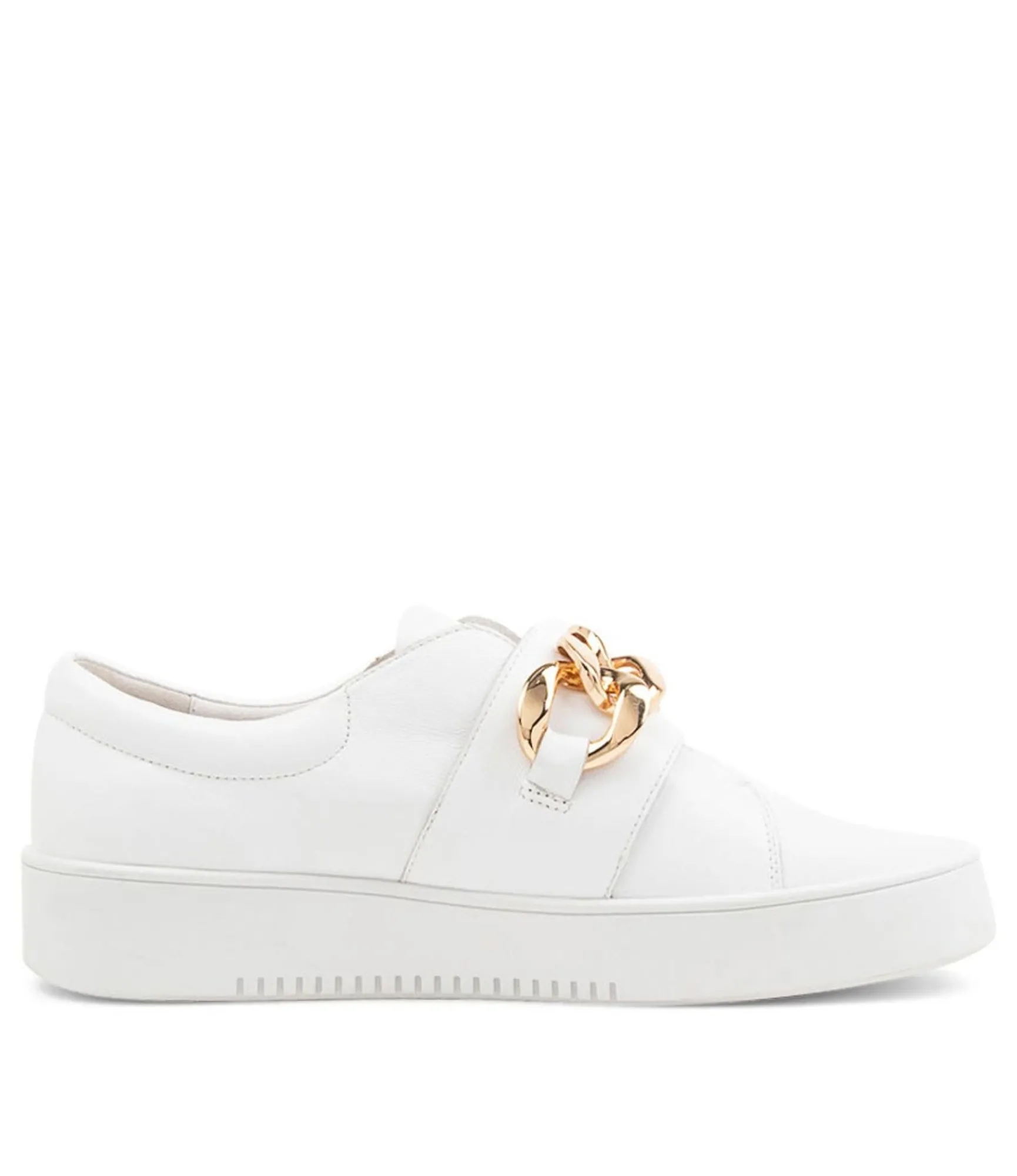 Fashion Midas Shoes Laia White Leather Sneakers Ws