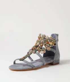 Clearance Midas Shoes Lalano Blue Multi Sandals
