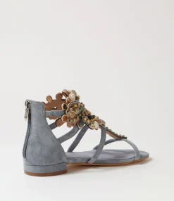 Clearance Midas Shoes Lalano Blue Multi Sandals