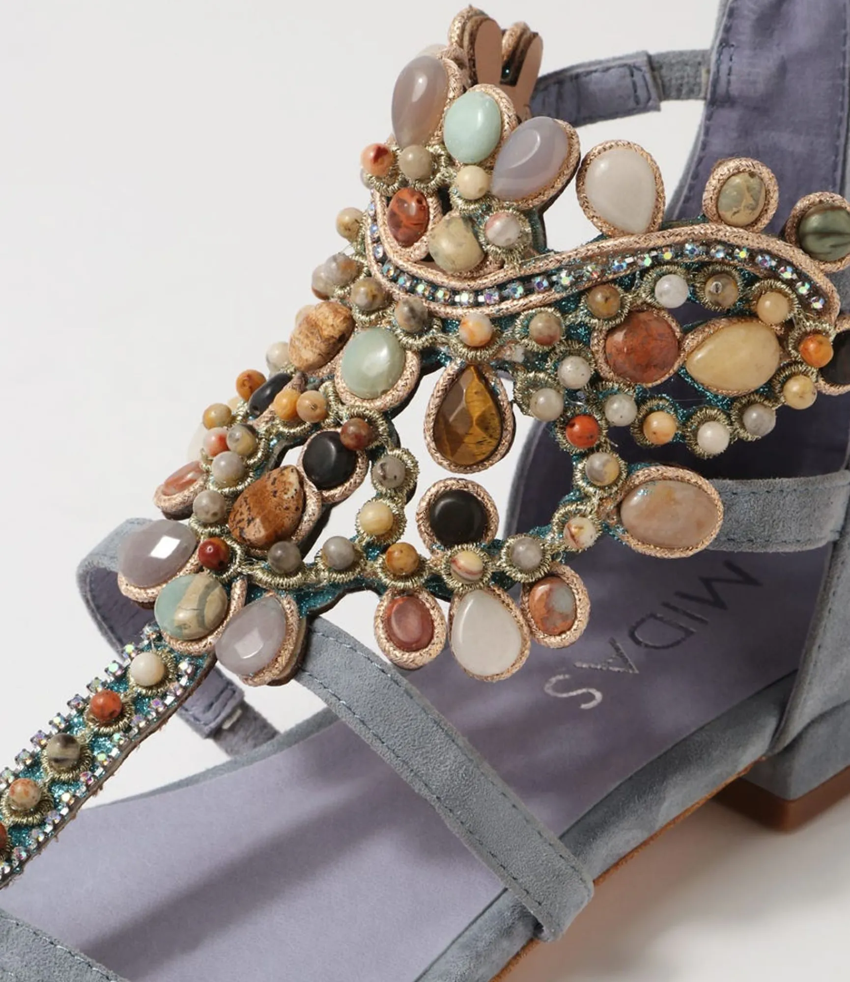 Clearance Midas Shoes Lalano Blue Multi Sandals