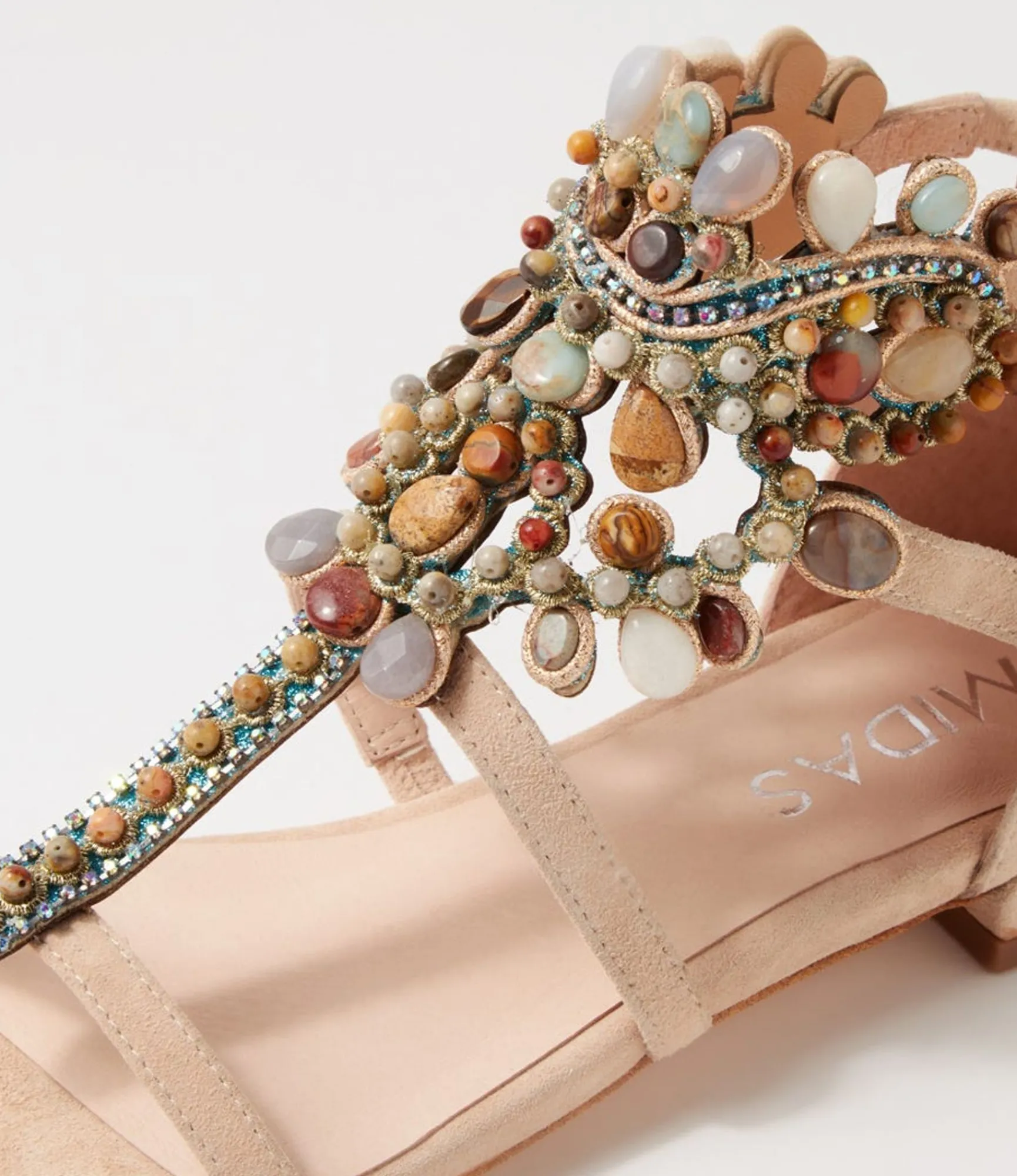 Best Sale Midas Shoes Lalano Latte Multi Sandals