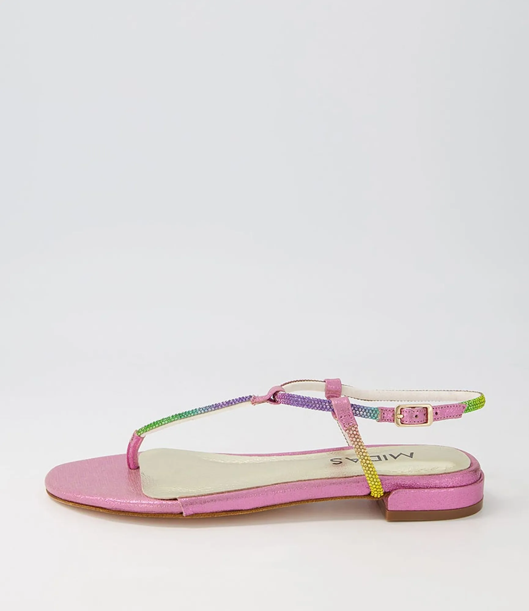 Best Sale Midas Shoes Lantana Rainbow Fabric Sandals
